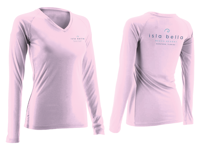 Womens_Custom_VNeck_IslaBella_PinkBlossom